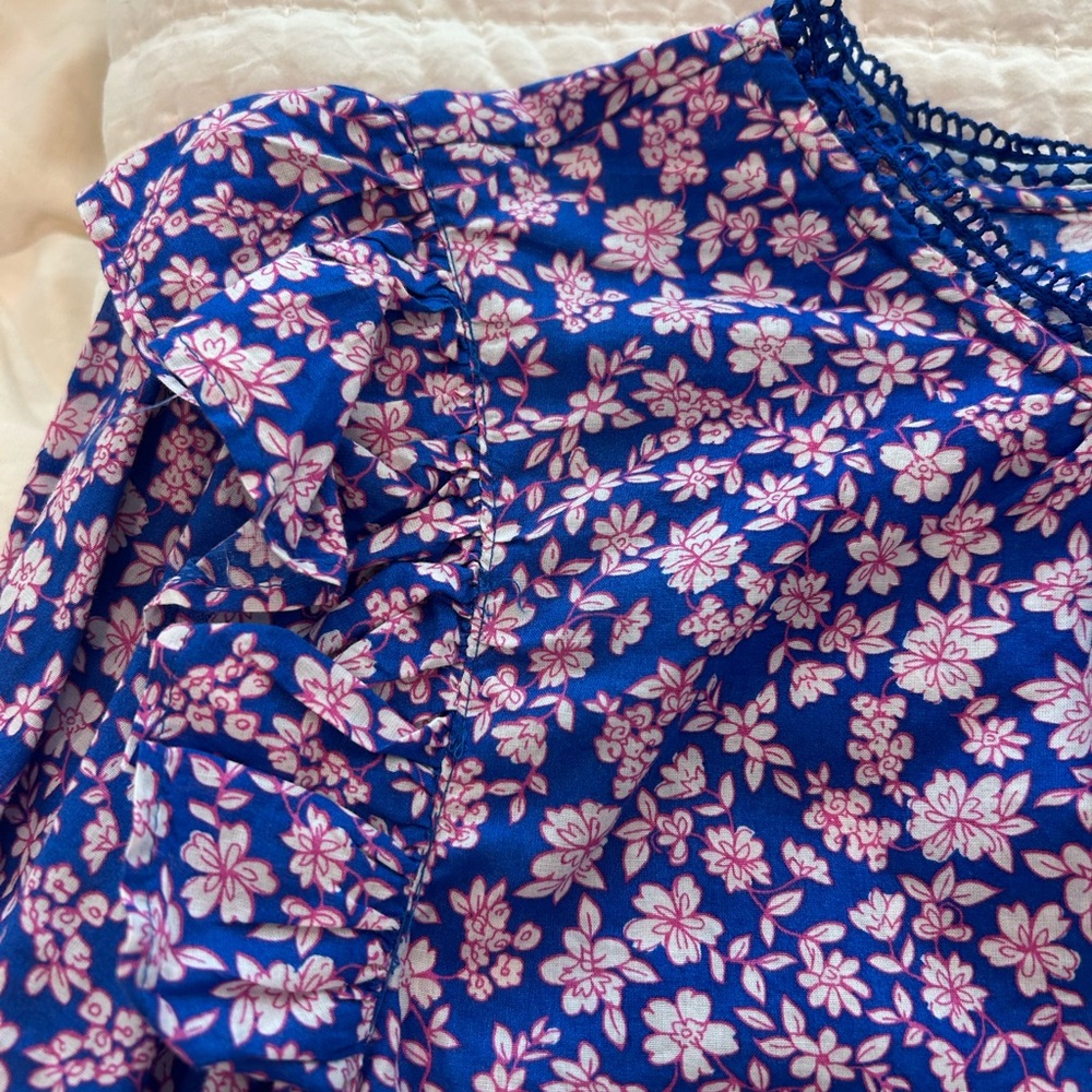 J.Crew Factory Long-Sleeve Ruffle Shoulder Top - Picture 12 of 12